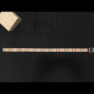 Burberry Vintage Check Leather Belt
